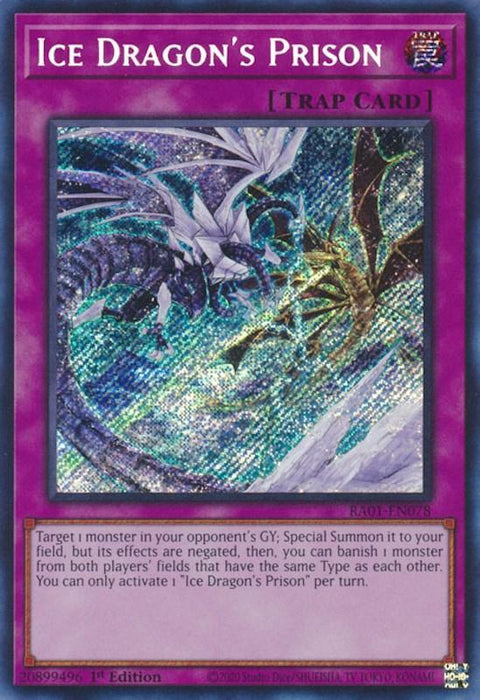 Ice Dragon's Prison [RA01-EN078] Secret Rare - for just $0.15! 