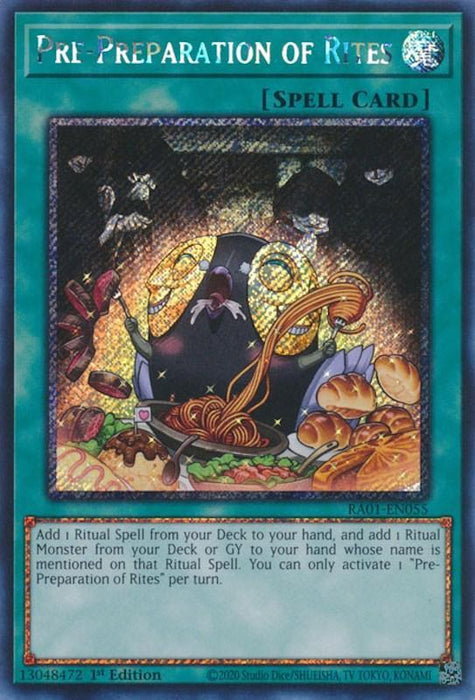 Pre-Preparation of Rites [RA01-EN055] Platinum Secret Rare - for just $1.55! 