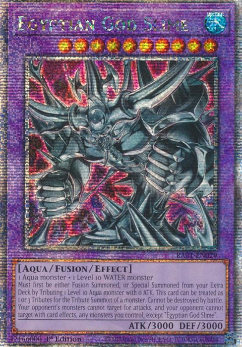 Egyptian God Slime [RA01-EN029] Quarter Century Secret Rare - for just $2.35! 