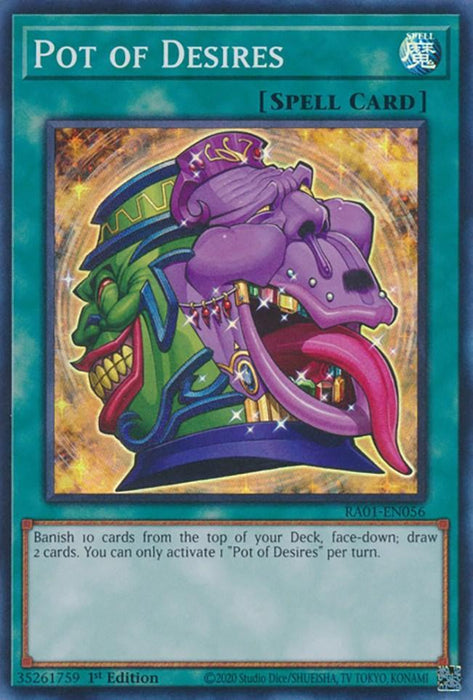 Pot of Desires [RA01-EN056] Super Rare - for just $0.20! 