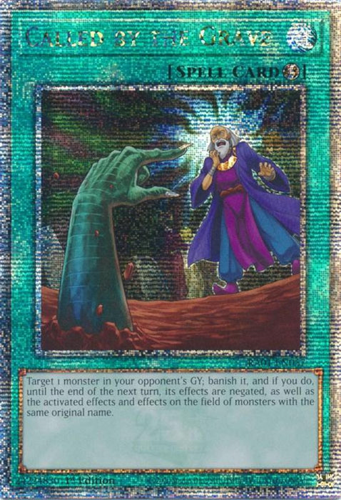 Called by the Grave [RA01-EN057] Quarter Century Secret Rare - for just $13.80! 