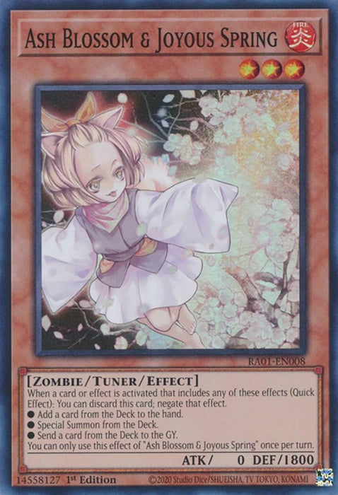 Ash Blossom & Joyous Spring [RA01-EN008] Super Rare - for just $0.70! 
