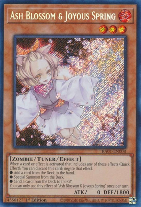 Ash Blossom & Joyous Spring [RA01-EN008] Secret Rare - for just $2.50! 
