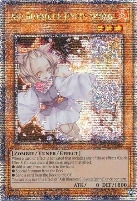Ash Blossom & Joyous Spring [RA01-EN008] Quarter Century Secret Rare - for just $42.25! 