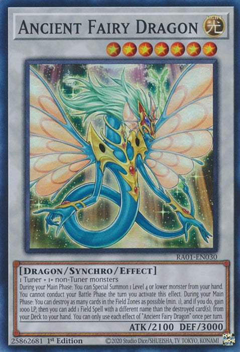 Ancient Fairy Dragon [RA01-EN030] Super Rare - for just $0.10! 