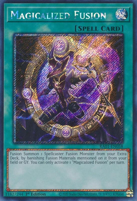 Magicalized Fusion [RA01-EN058] Platinum Secret Rare - for just $0.30! 