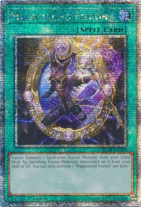 Magicalized Fusion [RA01-EN058] Quarter Century Secret Rare - for just $0.80! 