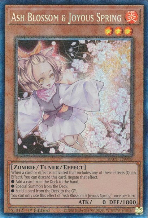 Ash Blossom & Joyous Spring [RA01-EN008] Prismatic Collector's Rare - for just $3.60! 