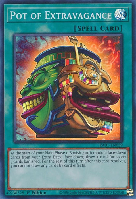 Pot of Extravagance [RA01-EN059] Super Rare - for just $0.20! 