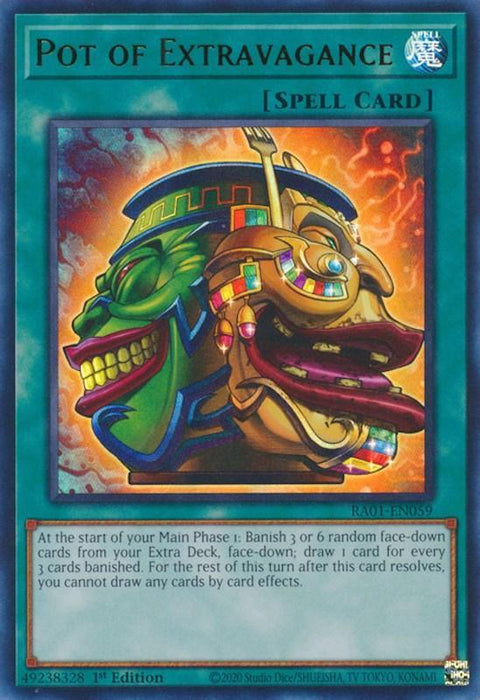 Pot of Extravagance [RA01-EN059] Ultra Rare - for just $0.20! 