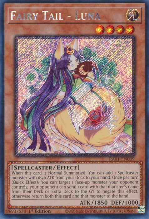 Fairy Tail - Luna [RA01-EN009] Platinum Secret Rare - for just $0.90! 