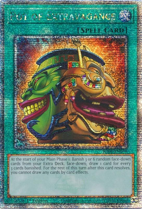 Pot of Extravagance [RA01-EN059] Quarter Century Secret Rare - for just $5! 