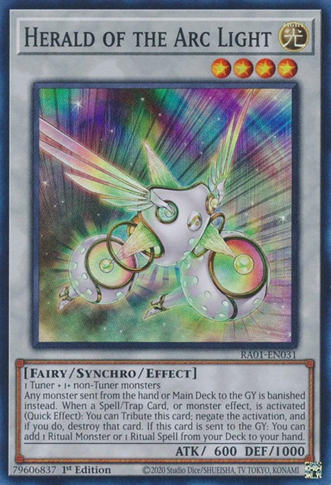 Herald of the Arc Light [RA01-EN031] Super Rare - for just $0.10! 