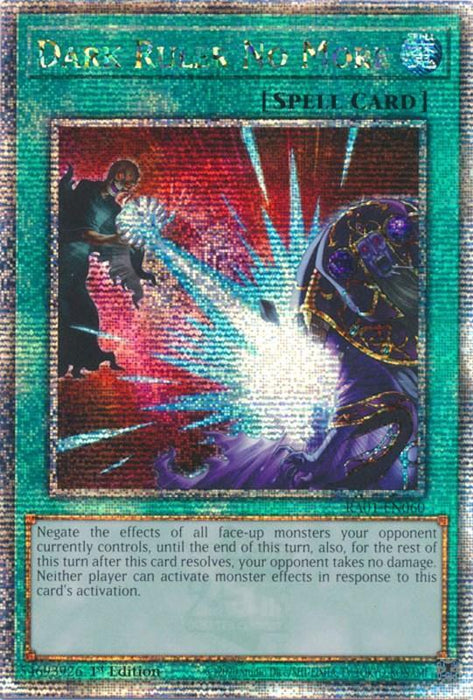 Dark Ruler No More [RA01-EN060] Quarter Century Secret Rare - for just $10.30! 