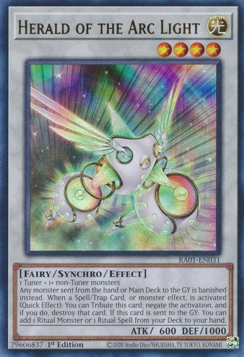 Herald of the Arc Light [RA01-EN031] Ultra Rare - for just $0.10! 