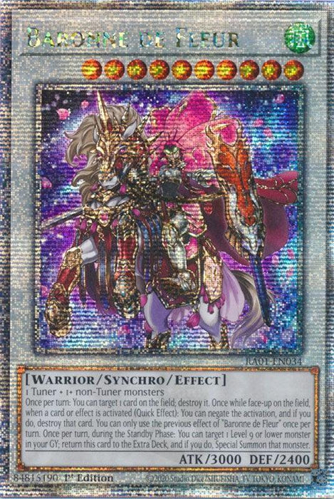 Baronne de Fleur [RA01-EN034] Quarter Century Secret Rare - for just $7.05! 