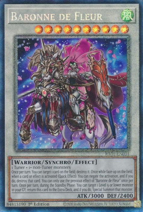 Baronne de Fleur [RA01-EN034] Prismatic Collector's Rare - for just $0.90! 