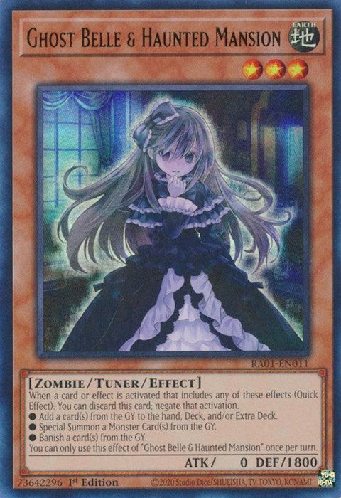 Ghost Belle & Haunted Mansion [RA01-EN011] Ultra Rare - for just $0.50! 