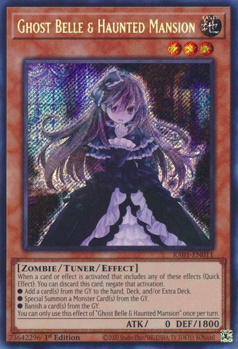Ghost Belle & Haunted Mansion [RA01-EN011] Secret Rare - for just $2.05! 