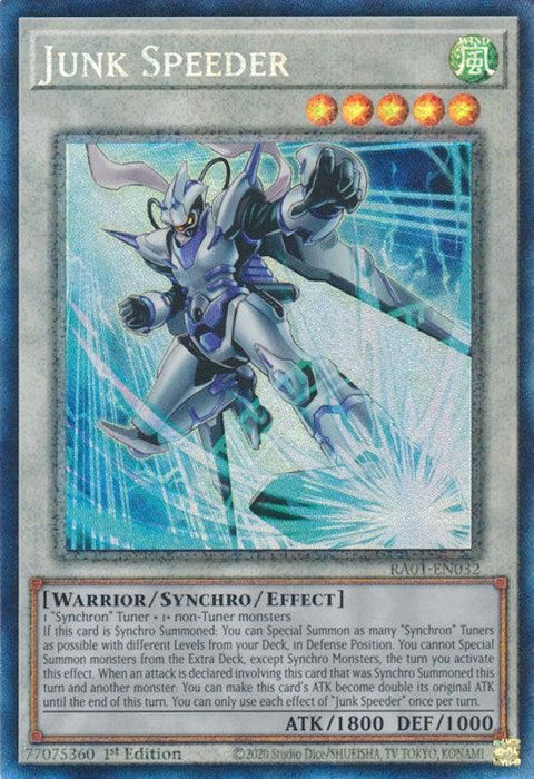 Junk Speeder [RA01-EN032] Prismatic Collector's Rare - for just $0.15! 
