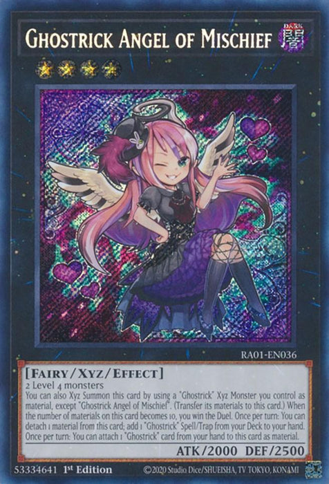 Ghostrick Angel of Mischief [RA01-EN036] Super Rare - for just $0.10! 
