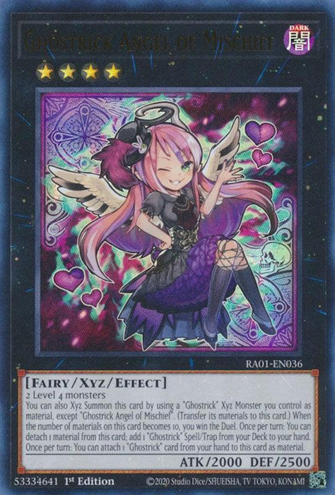 Ghostrick Angel of Mischief [RA01-EN036] Ultra Rare - for just $0.10! 