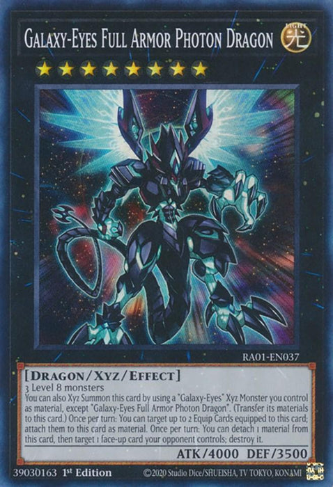 Galaxy-Eyes Full Armor Photon Dragon [RA01-EN037] Super Rare - for just $0.10! 
