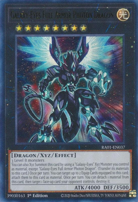 Galaxy-Eyes Full Armor Photon Dragon [RA01-EN037] Ultra Rare - for just $0.10! 