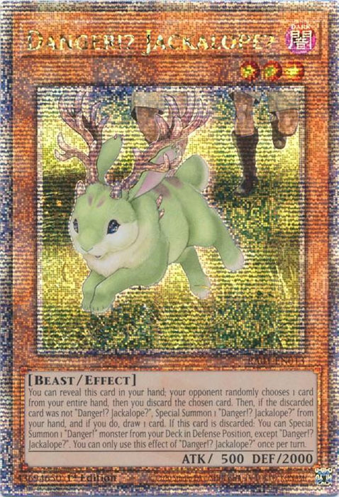 Danger!? Jackalope? [RA01-EN013] Quarter Century Secret Rare - for just $1.35! 