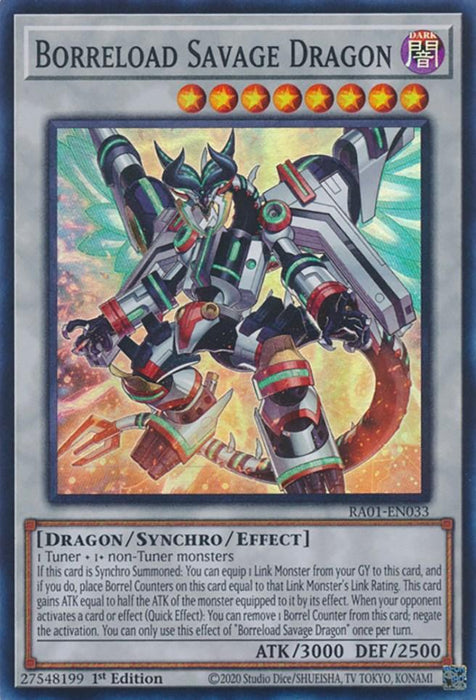 Borreload Savage Dragon [RA01-EN033] Super Rare - for just $0.10! 