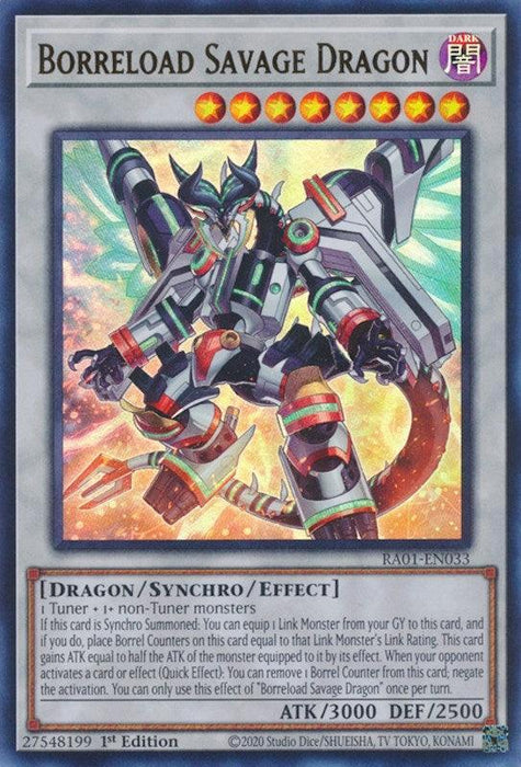 Borreload Savage Dragon [RA01-EN033] Ultra Rare - for just $0.15! 