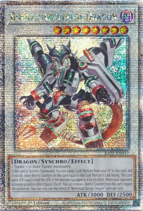 Borreload Savage Dragon [RA01-EN033] Quarter Century Secret Rare - for just $8.15! 