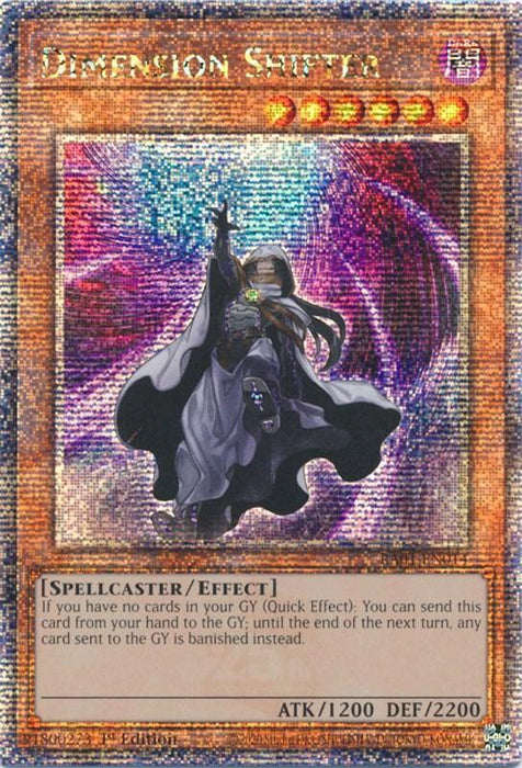 Dimension Shifter [RA01-EN014] Quarter Century Secret Rare - for just $4.45! 