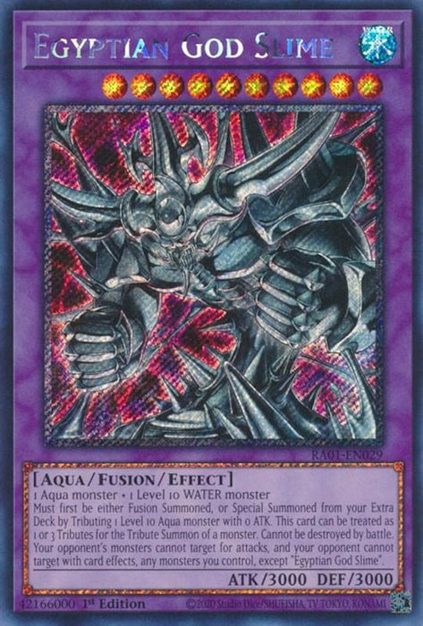 Egyptian God Slime [RA01-EN029] Platinum Secret Rare - for just $0.85! 