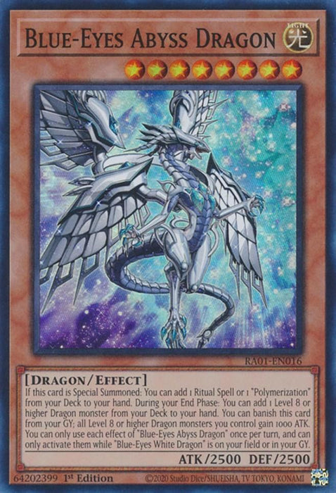 Blue-Eyes Abyss Dragon [RA01-EN016] Super Rare - for just $0.10! 