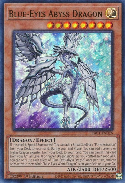 Blue-Eyes Abyss Dragon [RA01-EN016] Ultra Rare - for just $0.15! 