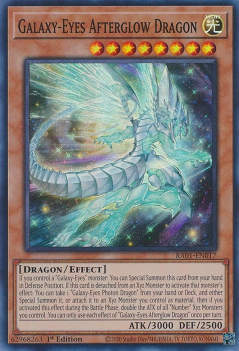 Galaxy-Eyes Afterglow Dragon [RA01-EN017] Super Rare - for just $0.10! 