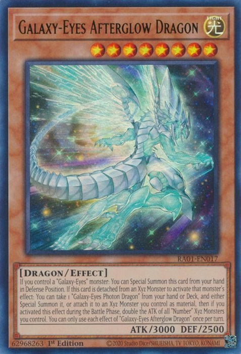 Galaxy-Eyes Afterglow Dragon [RA01-EN017] Ultra Rare - for just $0.10! 
