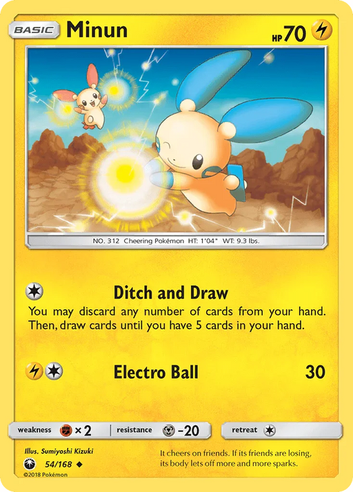 Minun (54/168) [Sun & Moon: Celestial Storm] - for just $0.55! 