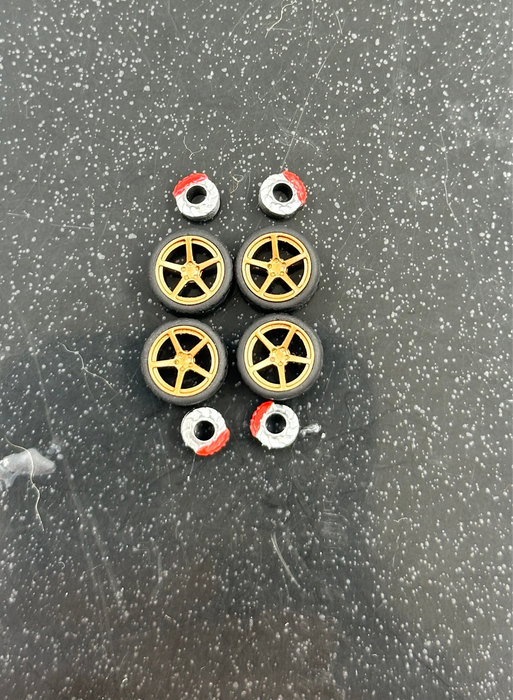 Rubber Wheels for Diecast Scale 1/64 - for just $3.50! 