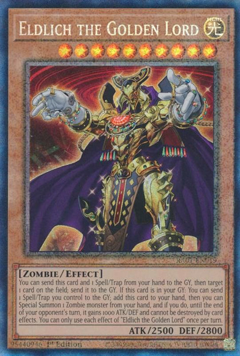 Eldlich the Golden Lord [RA01-EN019] Prismatic Collector's Rare - for just $0.35! 