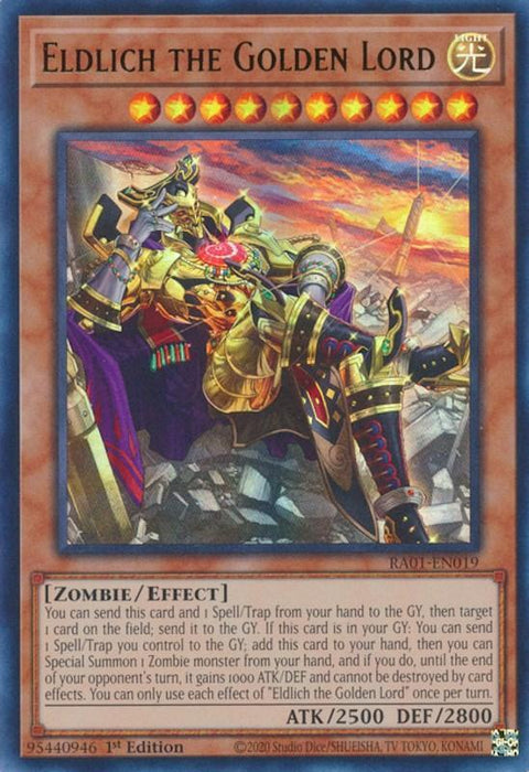 Eldlich the Golden Lord (Alternate Art) [RA01-EN019] Ultra Rare - for just $0.10! 