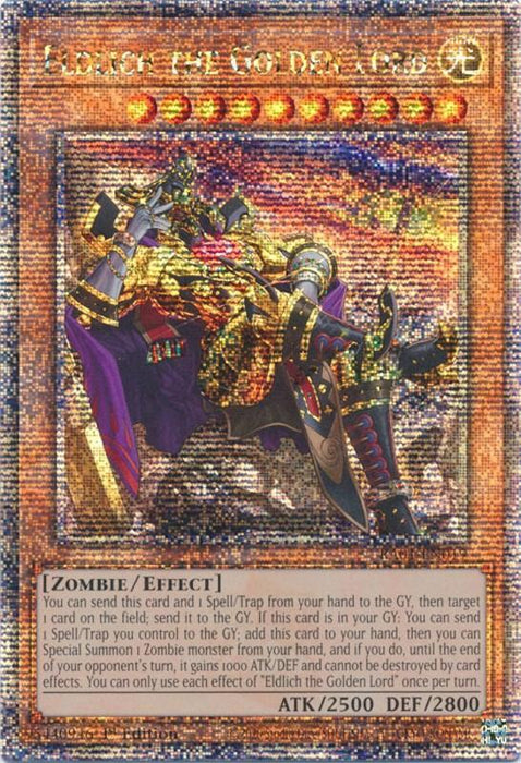 Eldlich the Golden Lord (Alternate Art) [RA01-EN019] Quarter Century Secret Rare - for just $2.35! 
