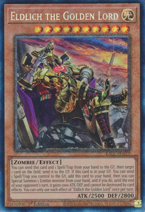 Eldlich the Golden Lord (Alternate Art) [RA01-EN019] Prismatic Collector's Rare - for just $0.25! 