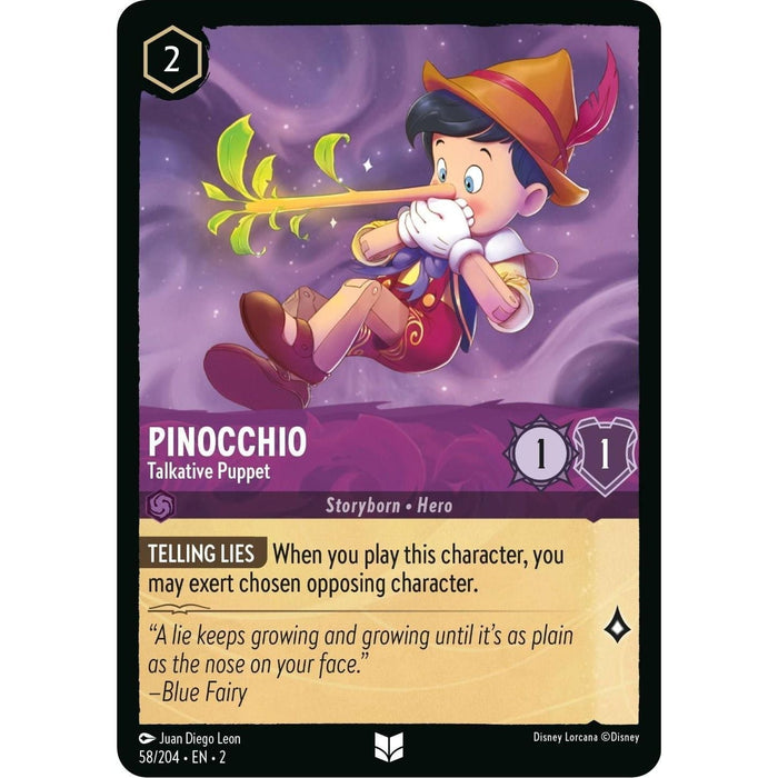 Pinocchio - Talkative Puppet (58/204) [Rise of the Floodborn] - Just $0.15! Shop now at Retro Gaming of Denver