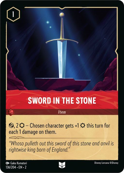 Sword in the Stone (136/204) - Rise of the Floodborn - for just $0.03! 
