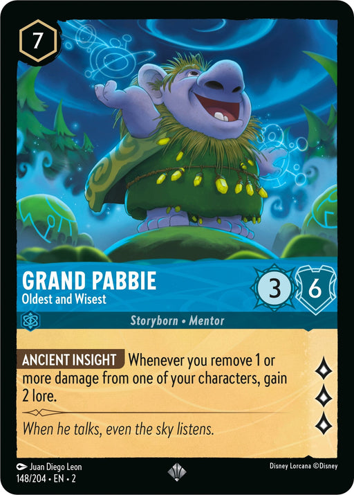 Grand Pabbie - Oldest and Wisest (148/204) - Rise of the Floodborn - for just $0.09! 