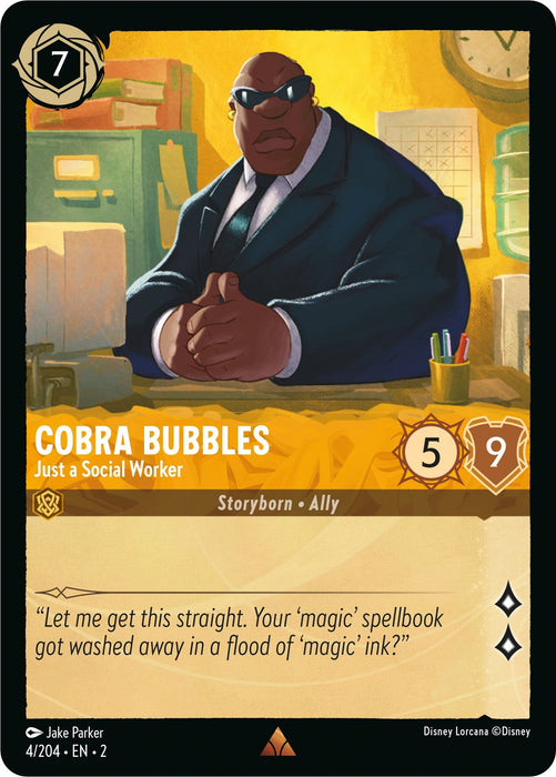 Cobra Bubbles - Just a Social Worker (4/204) - Rise of the Floodborn - for just $0.03! 