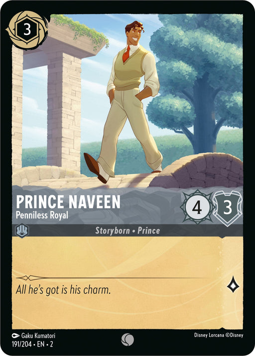 Prince Naveen - Penniless Royal (191/204) - Rise of the Floodborn - for just $0.02! 