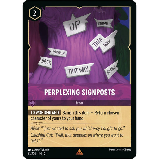 Perplexing Signposts (67/204) [Rise of the Floodborn] - Just $0.10! Shop now at Retro Gaming of Denver